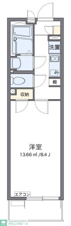 クレイノプレシャス SRKの物件間取画像
